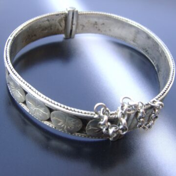 Bracelet vintage argent 70's Epuisé