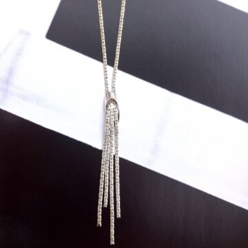 Collier vintage 70's biseauté 