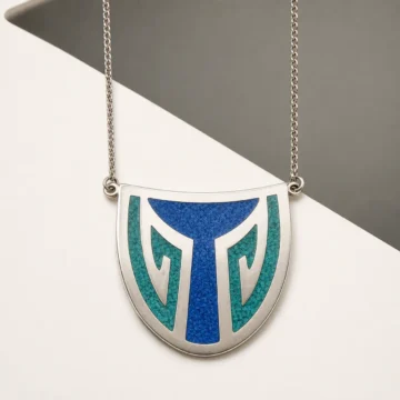 Collier vintage argent